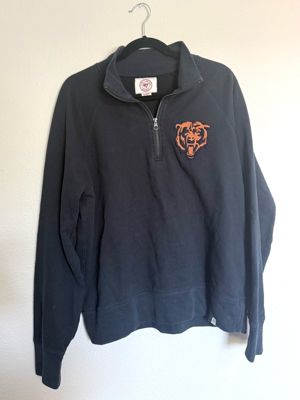 Chicago Bears Quarter Zip Pullover